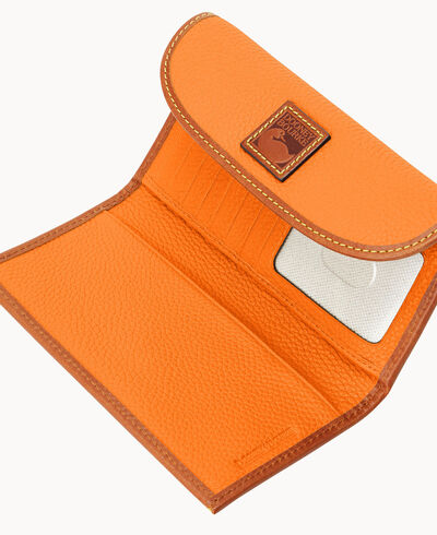Pebble Grain Continental Clutch