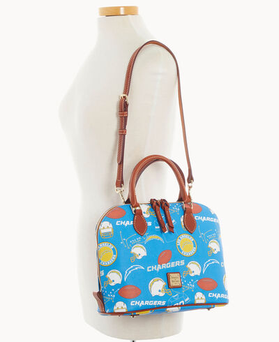 NFL Chargers Zip Zip Satchel