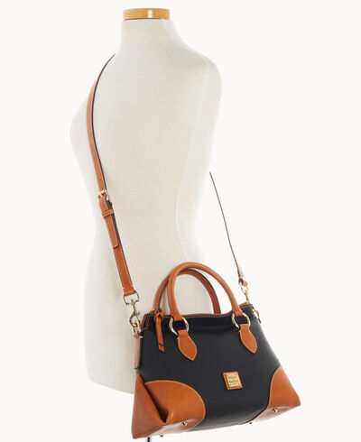 Pebble with Florentine Trim Satchel 30