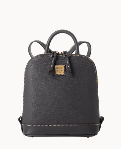 Pebble Grain Small Zip Pod Backpack
