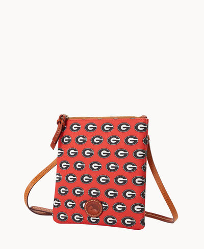 Collegiate University of Georgia North South Top Zip Crossbody