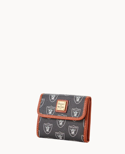 NFL Raiders Flap Credit Card Wallet