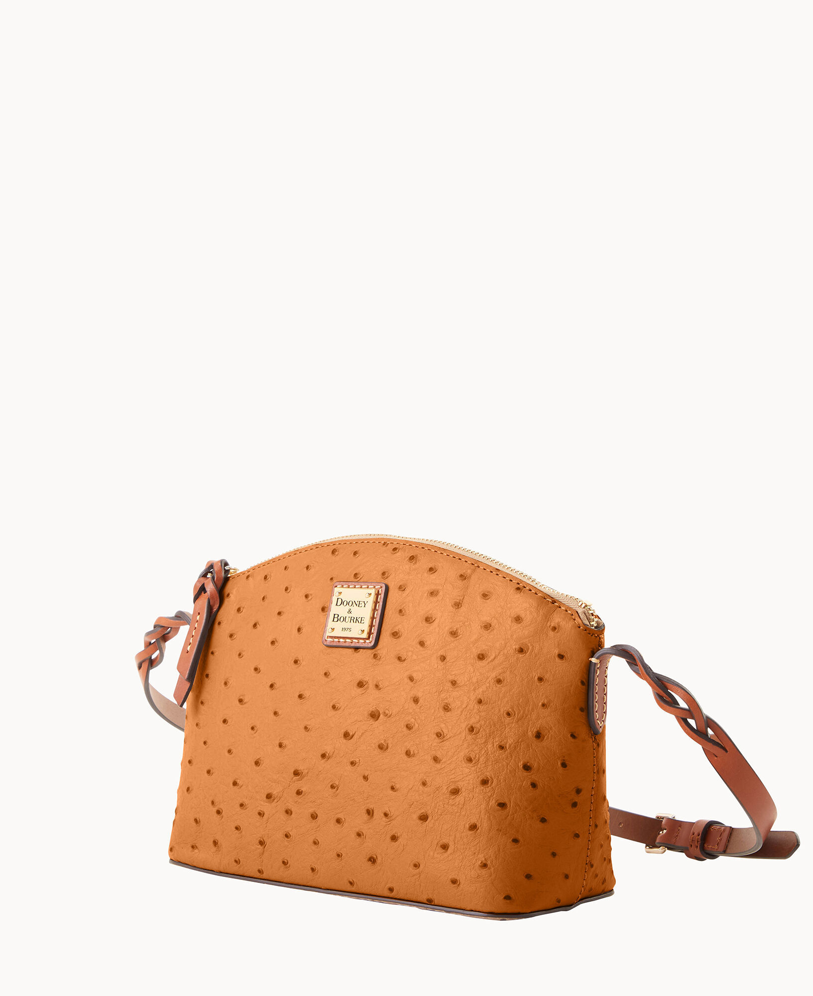 Ostrich Small Flap Crossbody