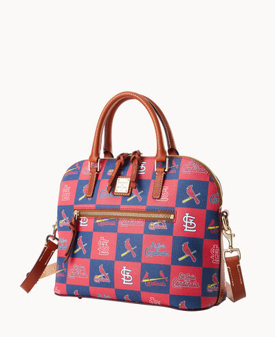 MLB Cardinals Domed Zip Satchel