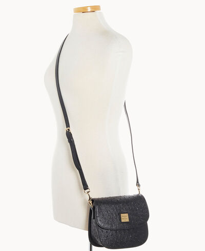 Ostrich Saddle Bag