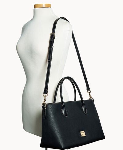 Pebble Grain Large Handle Tote