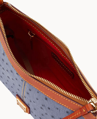 Ostrich Crossbody Pouch