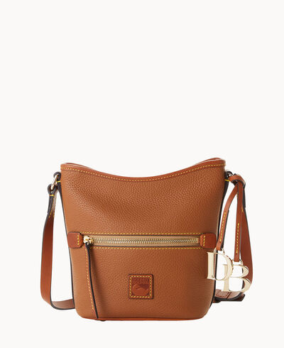 Pebble Grain Small Zip Sac