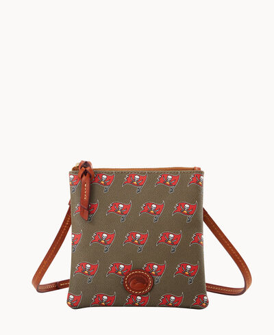 NFL Buccaneers Small North South Top Zip Crossbody