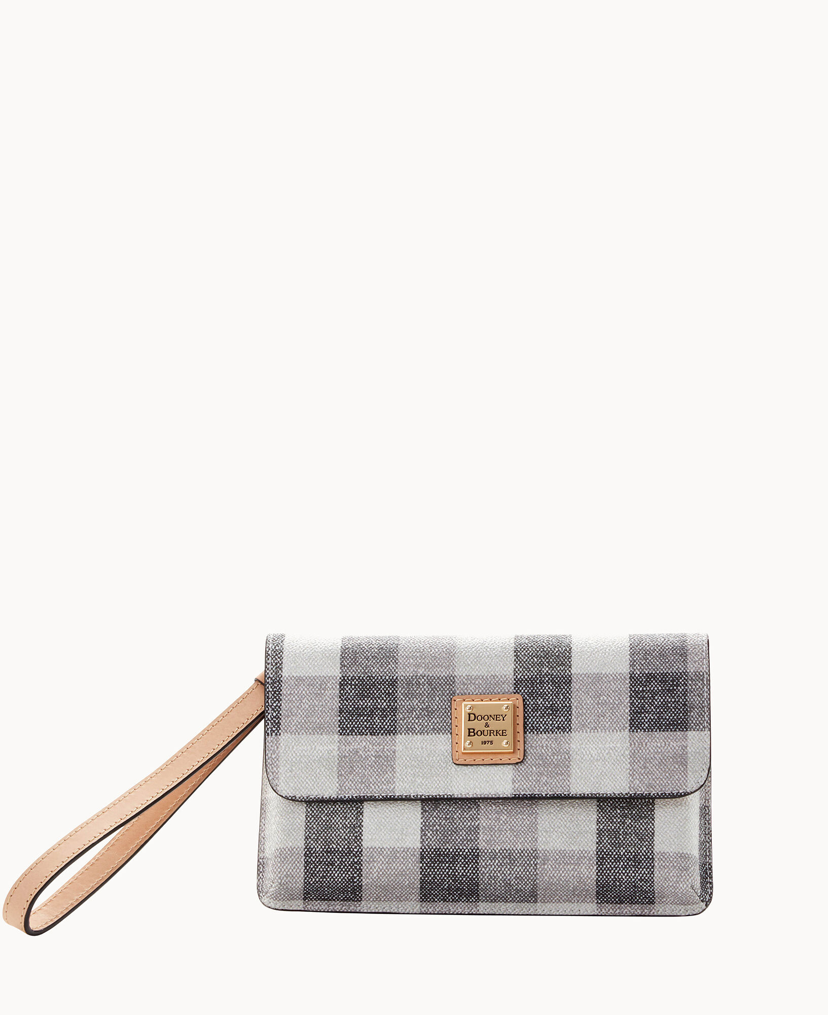 Dooney Bourke Quadretto Check Milly Wristlet