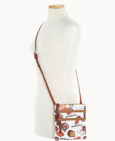 NFL Bengals North South Triple Zip Crossbody