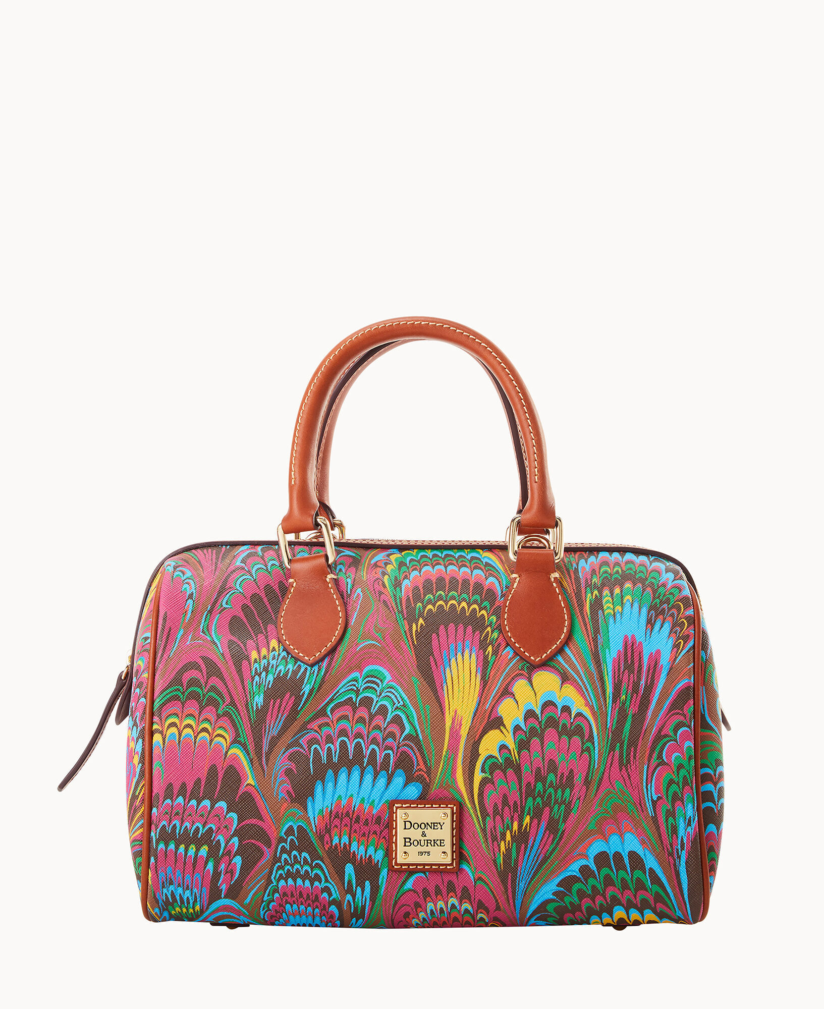【メーカー再生品】 Dooney Satchel Barrel Plumes Bourke & バッグ
