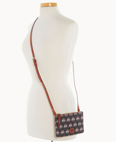 Collegiate Ohio State University Top Zip Crossbody