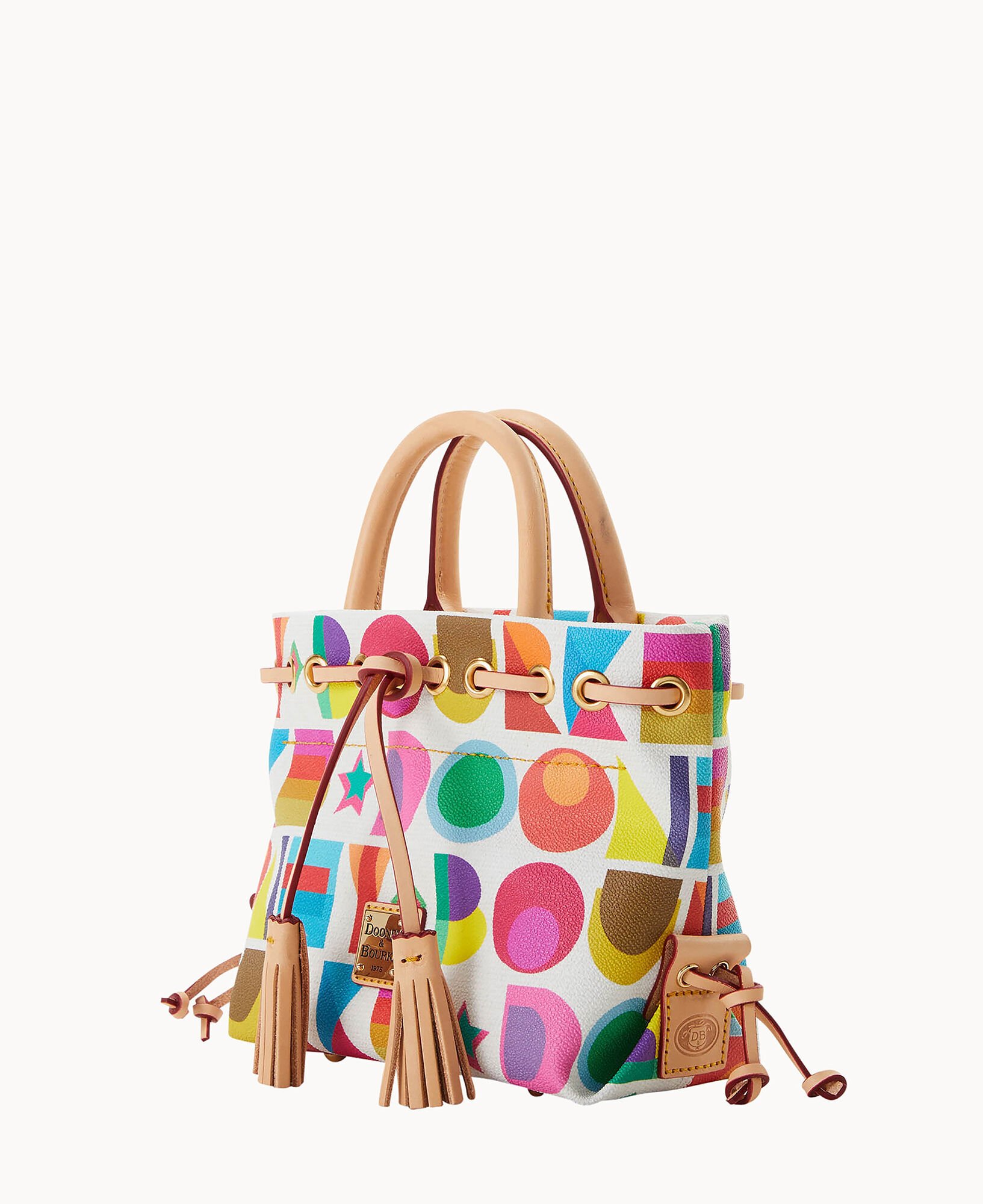 Dooney Bourke Art Deco Small Tassel Tote