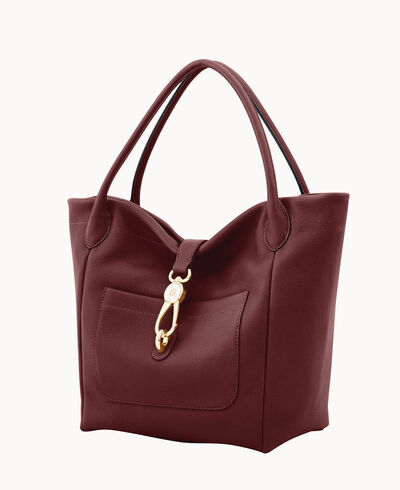 Belvedere Logo Lock Tote