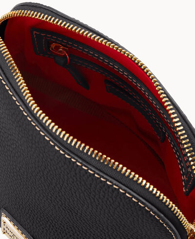 Pebble Grain Domed Crossbody