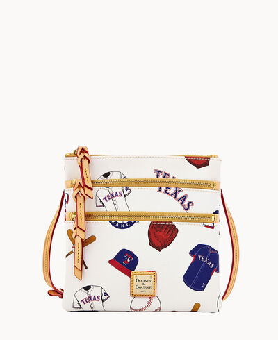 MLB Rangers Triple Zip Crossbody