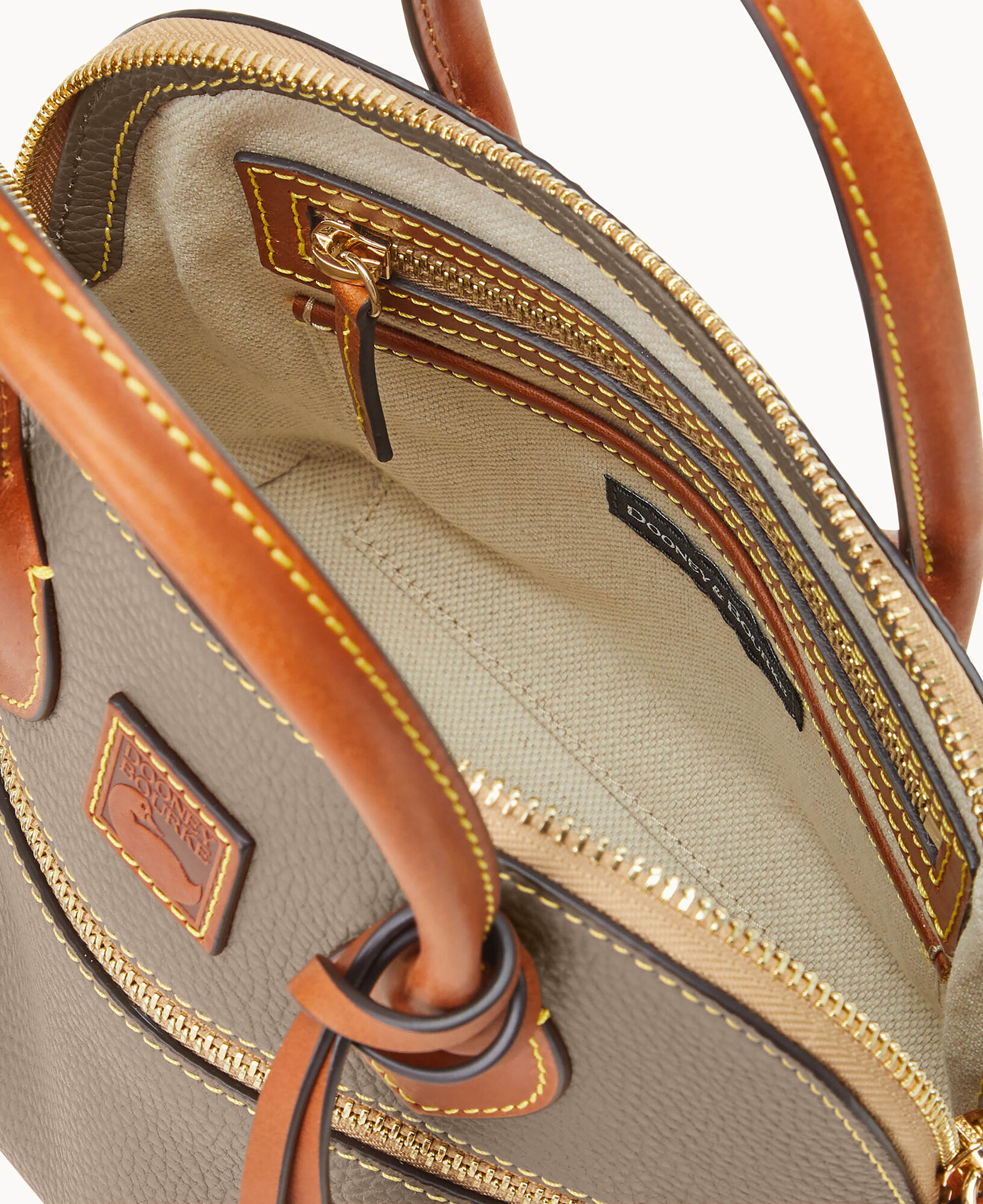 Pebble grain 2025 small domed satchel