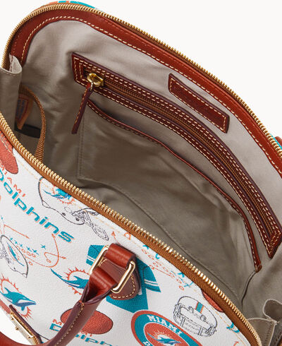 NFL Dolphins Zip Zip Satchel