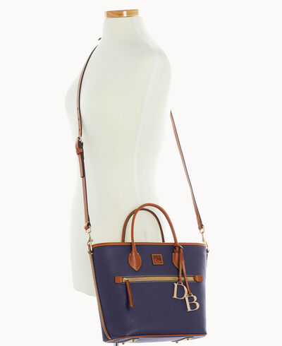 Pebble Grain Handle Tote