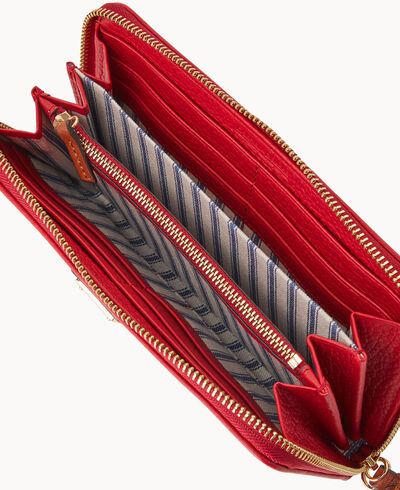 Camden Pebble Large Zip Around Wristlet