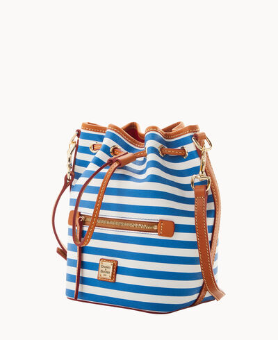 Sullivan Coated Cotton Small Drawstring Crossbody