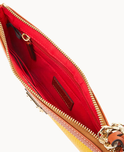 Pebble Grain Clutch Wristlet