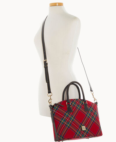Tartan Domed Satchel