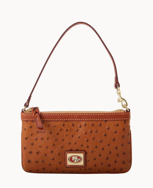 NFL 49ERS Large Slim Wristlet