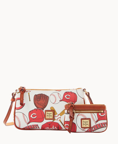 MLB Reds Lexi Crossbody Sm Coin Case