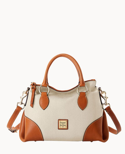 Pebble with Florentine Trim Satchel 30