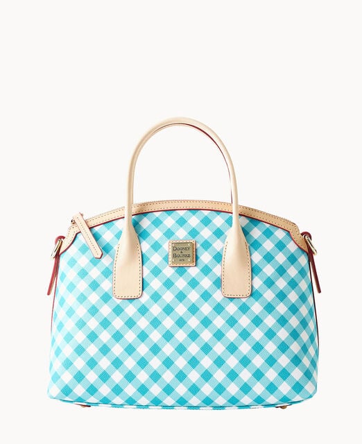 Gingham II Domed Satchel