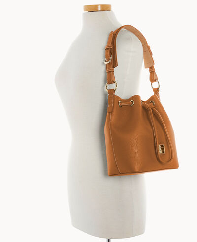 Lucca Leather Small Drawstring