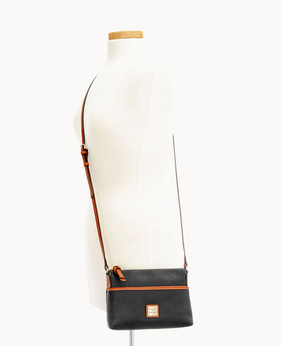 Pebble Grain Ginger Crossbody