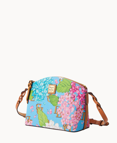 Hydrangea Monogram Penny Crossbody