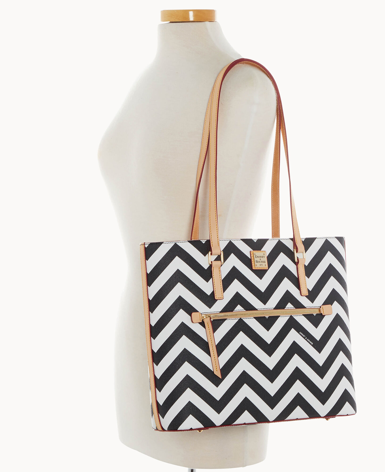 Dooney Bourke Chevron Large Shopper
