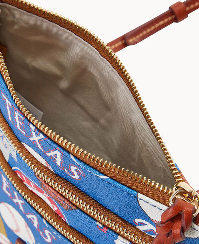 MLB Rangers North South Triple Zip Crossbody
