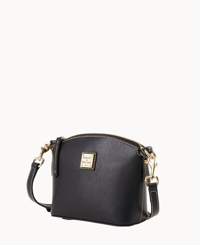 Saffiano Mini Domed Crossbody