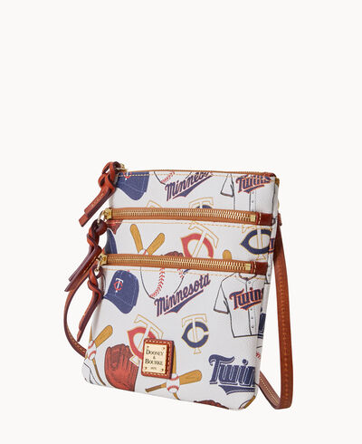 MLB Twins N S Triple Zip Crossbody