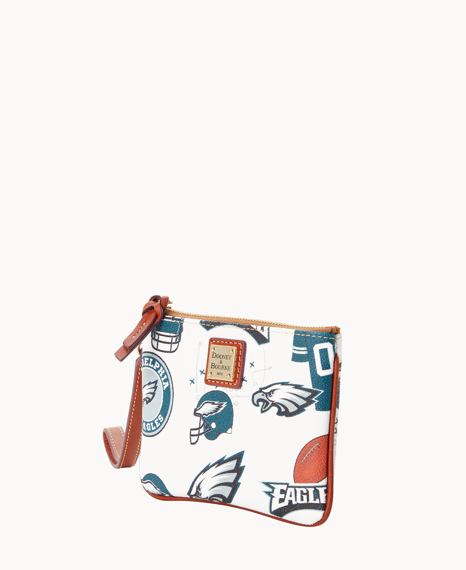 Dooney and bourke eagles wristlet hot sale