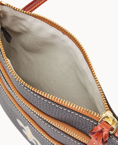 NFL Saints Triple Zip Crossbody