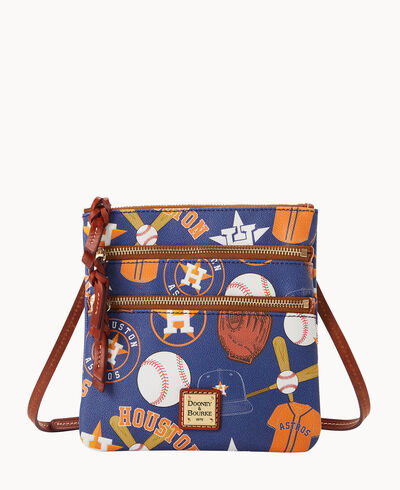 MLB Astros N S Triple Zip Crossbody