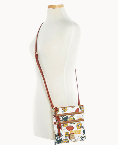 NFL Packers N S Triple Zip Crossbody