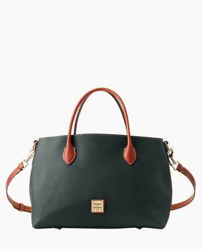 Pebble Grain Large Handle Tote