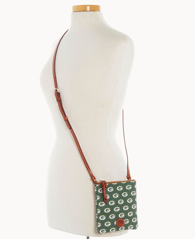 NFL Packers Small North South Top Zip Crossbody