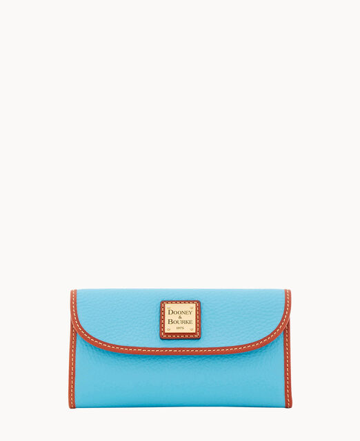 Pebble Grain Continental Clutch