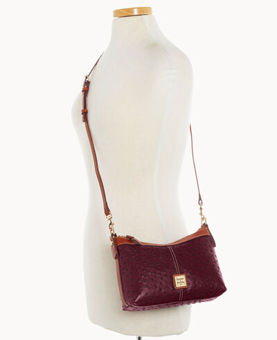 Ostrich Crossbody Pouch