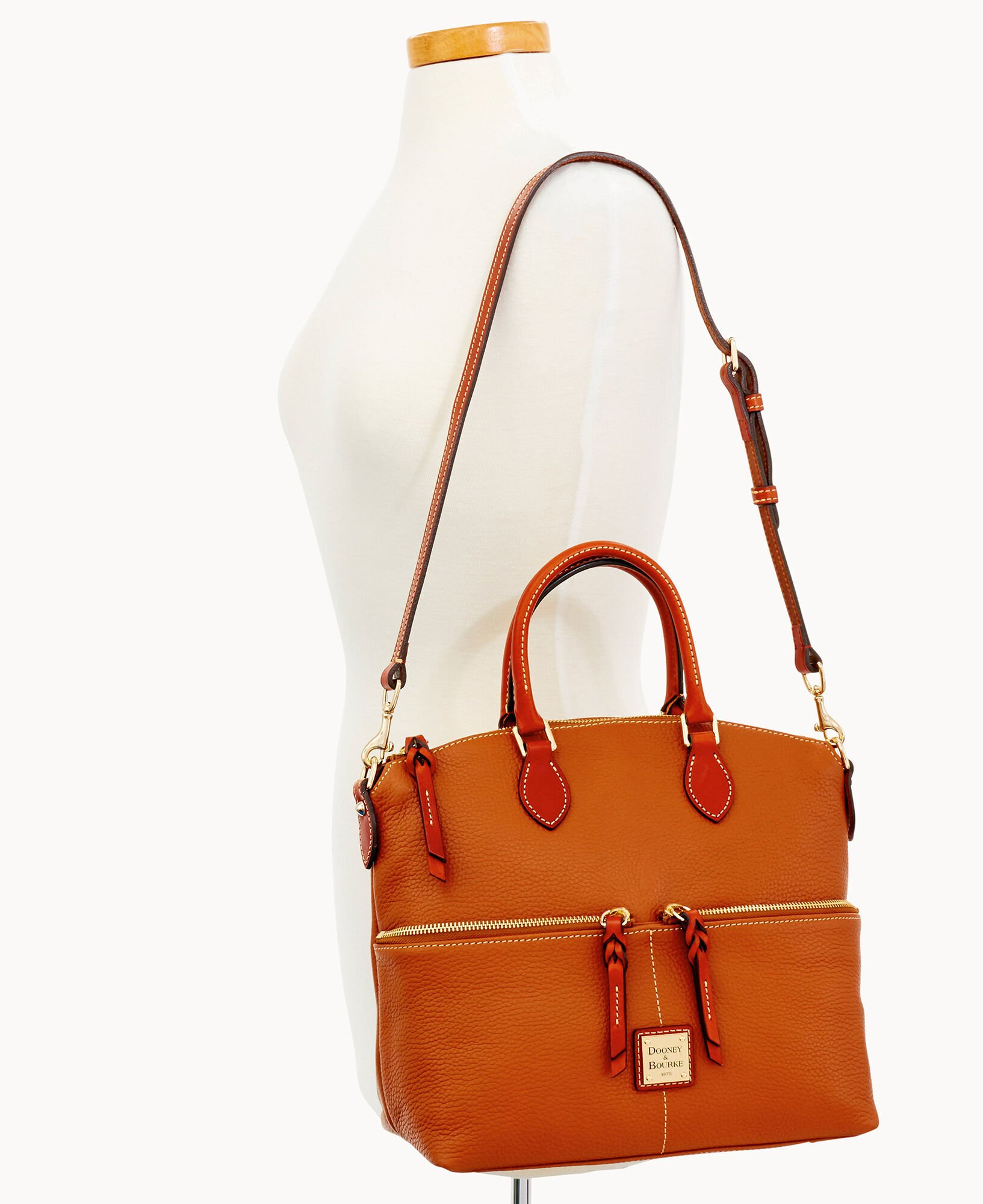 Dooney and bourke carter satchel sale
