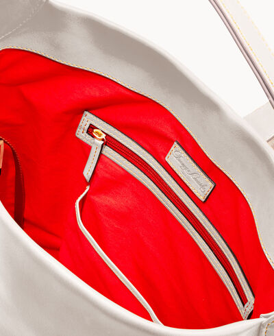 Florentine Logo Lock Shoulder Bag