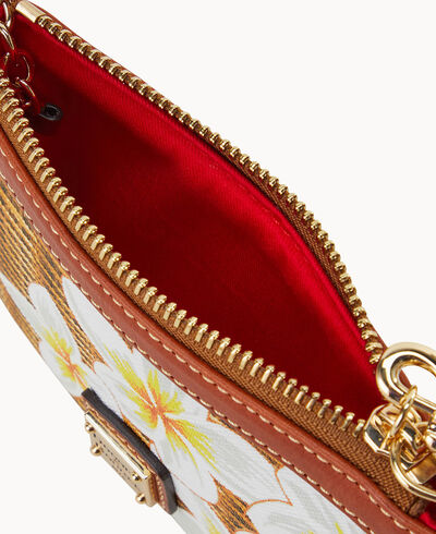Plumeria Medium Wristlet